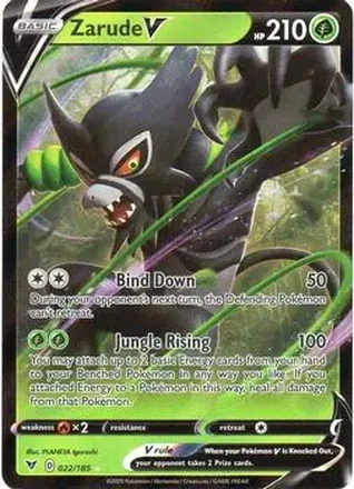 2020 Pokemon Sword & Shield Vivid Voltage #022/185 - Zarude
