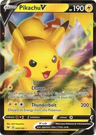 2020 Pokemon Sword & Shield Vivid Voltage #043/185 - Pikachu