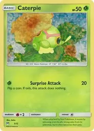 2019 Pokemon McDonald's Sun & Moon (U.S.) #1 - Caterpie