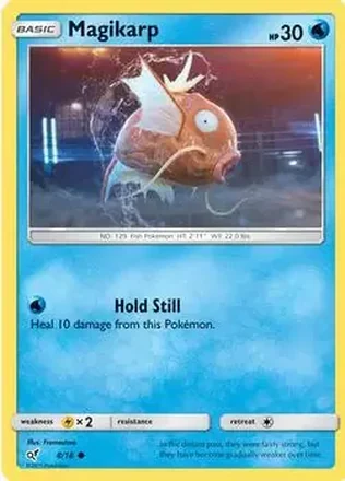 2019 Pokemon Sun & Moon Detective Pikachu #8/18 - Magikarp