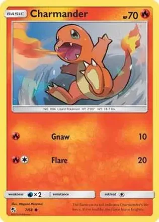 2019 Pokemon Sun & Moon Hidden Fates #7/68 - Charmander
