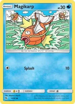 2019 Pokemon Sun & Moon Hidden Fates #15/68 - Magikarp