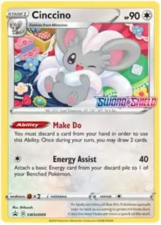 2019-23 Pokémon Sword & Shield Black Star Promos #SWSH009 - チラチーノ