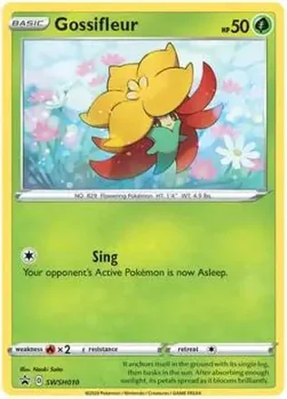 2019-23 Pokémon Sword & Shield Black Star Promos #SWSH010 - Gossifleur