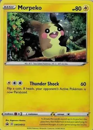 2019-23 Pokémon Sword & Shield Black Star Promos #SWSH012 - Morpeko