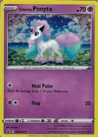 2019-23 Pokémon Sword & Shield Black Star Promos #SWSH013 - Ponyta