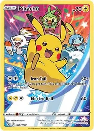 2019-23 Pokémon Sword & Shield Black Star Promos #SWSH020 - Pikachu