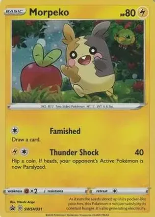 2019-23 Pokémon Sword & Shield Black Star Promos #SWSH031 - Morpeko