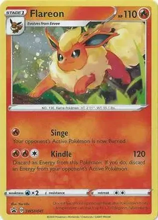 2019-23 Pokémon Sword & Shield Black Star Promos #SWSH041 - Flareon