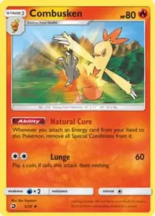 2018 Pokemon Sun & Moon Dragon Majesty #5/70 - ワカシャモ