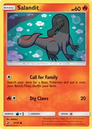 2018 Pokemon Sun & Moon Dragon Majesty #13/70 - Salandit
