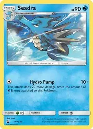 2018 Pokemon Sun & Moon Dragon Majesty #17/70 - Seadra