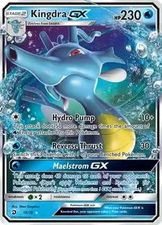2018 Pokemon Sun & Moon Dragon Majesty #18/70 - Kingdra