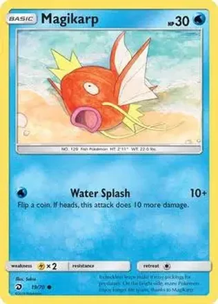 2018 Pokemon Sun & Moon Dragon Majesty #19/70 - Magikarp