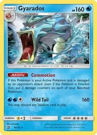 2018 Pokemon Sun & Moon Dragon Majesty #20/70 - Gyarados