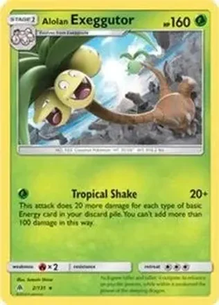 2018 Pokemon Sun & Moon Forbidden Light #2/131 - Exeggutor