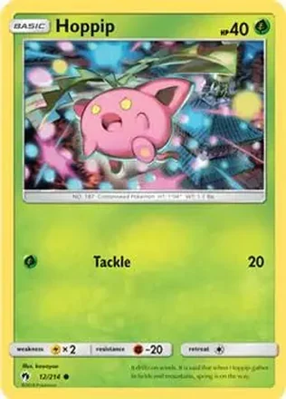 2018 Pokemon Sun & Moon Lost Thunder #12/214 - Hoppip