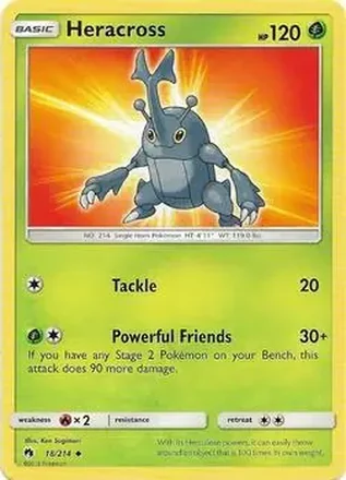 2018 Pokemon Sun & Moon Lost Thunder #18/214 - ヘラクロス