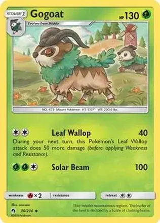 2018 Pokemon Sun & Moon Lost Thunder feature card