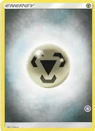2018 Pokemon Sun & Moon Trainer Kit: Alolan Sandslash & Alolan Ninetales #8 - Basic Metal Energy