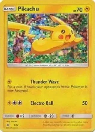 2017 Pokemon McDonald's Collection #5/12 - Pikachu