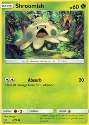 2017 Pokemon Shining Legends #4/73 - キノココ