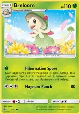 2017 Pokemon Shining Legends #5/73 - キノガッサ