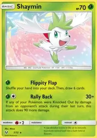 2017 Pokemon Shining Legends #7/73 - Shaymin