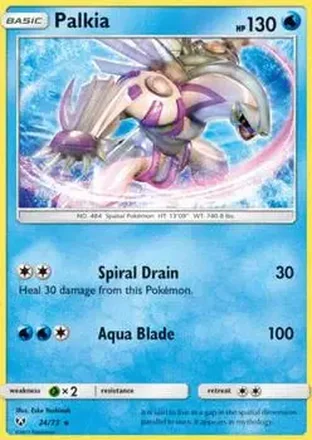 2017 Pokemon Shining Legends #24/73 - Palkia