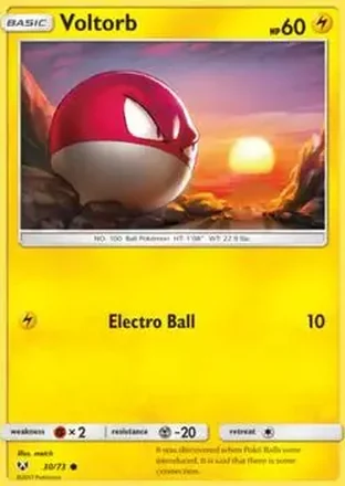 2017 Pokemon Shining Legends #30/73 - Voltorb
