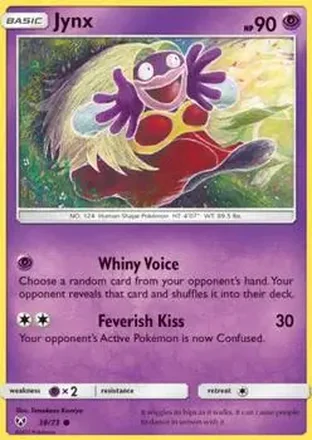 2017 Pokemon Shining Legends #38/73 - Jynx