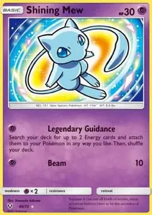 2017 Pokemon Shining Legends #40/73 - Mew