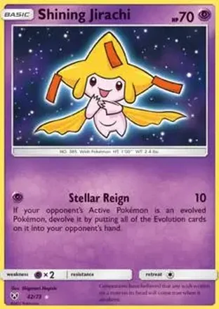 2017 Pokemon Shining Legends #42/73 - Jirachi ex