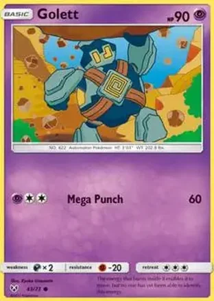 2017 Pokemon Shining Legends #43/73 - Golett