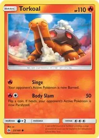 2017 Pokemon Sun & Moon #23/149 - コータス