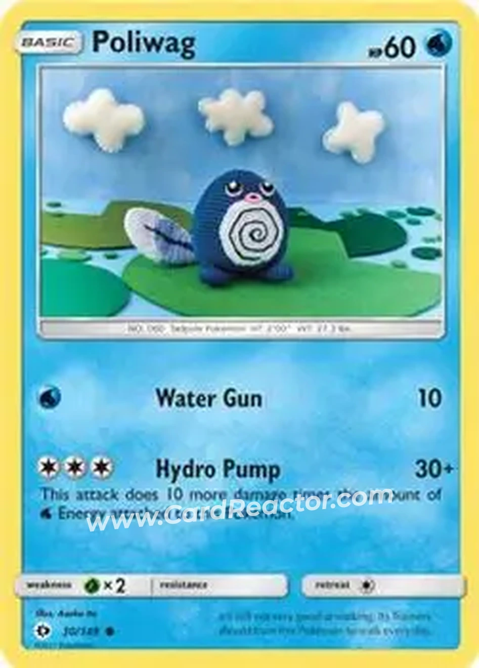 2017 Pokemon Sun & Moon #30/149 - カスミのニョロモ - Front