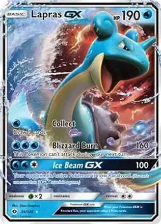 2017 Pokemon Sun & Moon #35/149 - Lapras