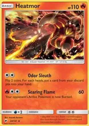 2017 Pokemon Sun & Moon Burning Shadows #24/147 - クイタラン