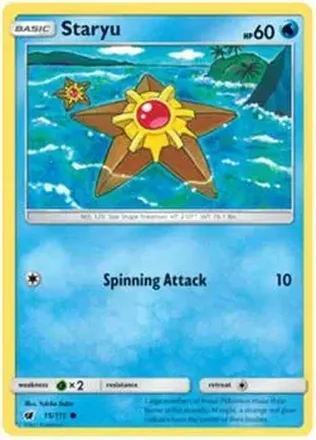 2017 Pokemon Sun & Moon Crimson Invasion #15/111 - Staryu