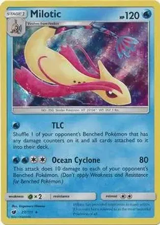 2017 Pokemon Sun & Moon Crimson Invasion #27/111 - Cynthia's Milotic