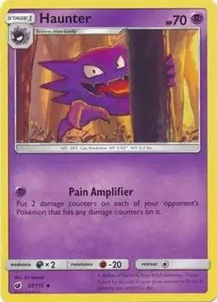 2017 Pokemon Sun & Moon Crimson Invasion #37/111 - Haunter