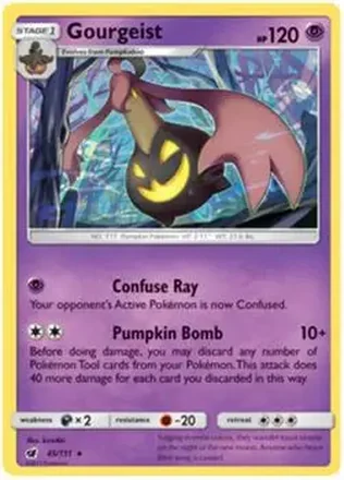 2017 Pokemon Sun & Moon Crimson Invasion #45/111 - Gourgeist