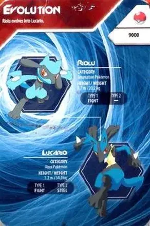 2016 Kellogg's Pokemon Evolution Index feature card