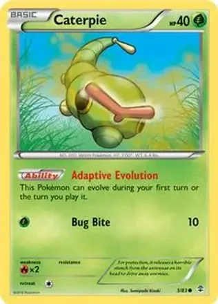 2016 Pokemon Generations #3/83 - Caterpie