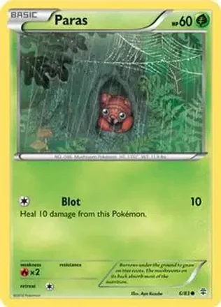 2016 Pokemon Generations #6/83 - Paras