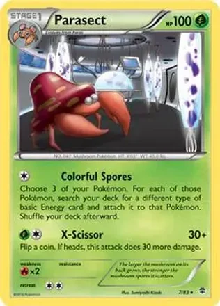 2016 Pokemon Generations #7/83 - Parasect