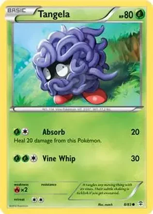2016 Pokemon Generations #8/83 - Tangela