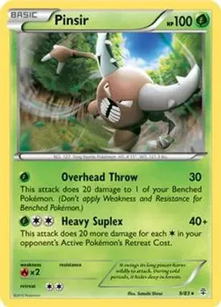 2016 Pokemon Generations #9/83 - Pinsir