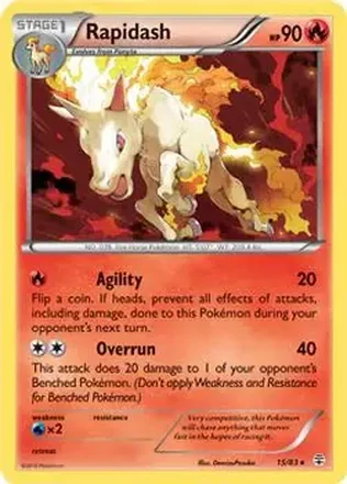 2016 Pokemon Generations #15/83 - Rapidash