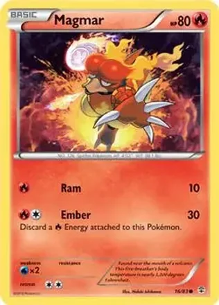 2016 Pokemon Generations #16/83 - Magmar